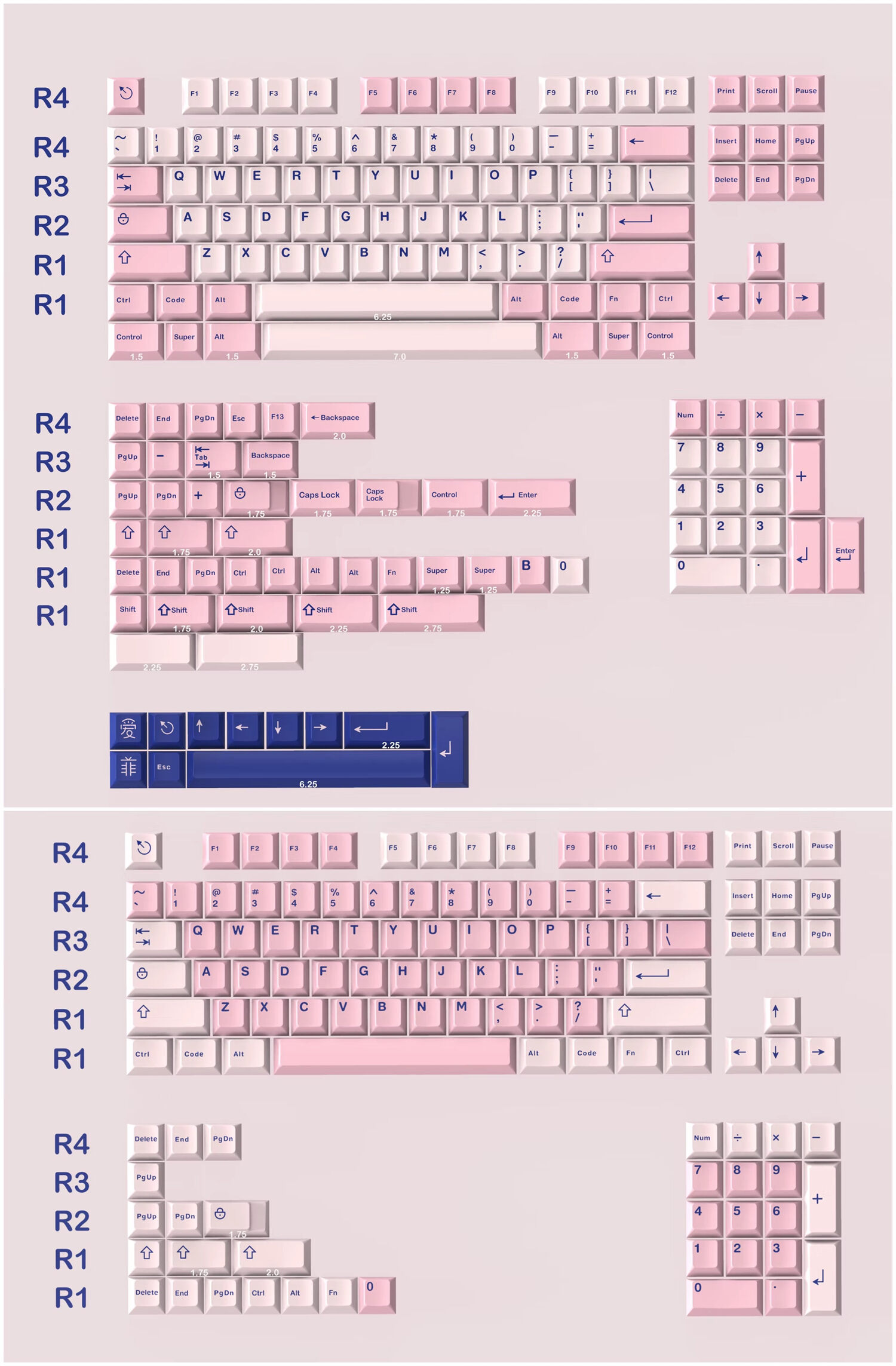 (Presale item) Let It Rot 104+52/104+17 GMK ABS Doubleshot Full Keycaps Set for Cherry MX Mechanical Gaming Keyboard